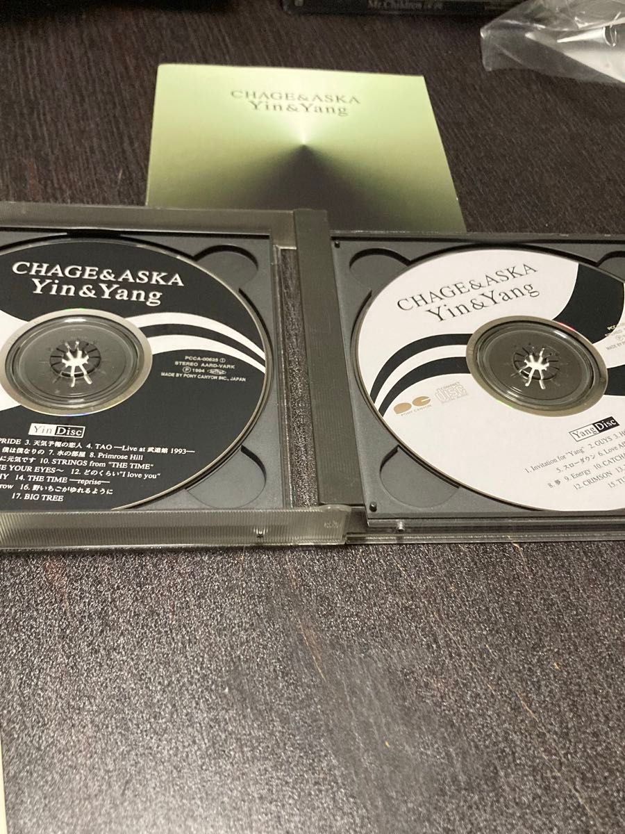 [CD]  CHAGE & ASKA / Yin & Yang. CD2枚組
