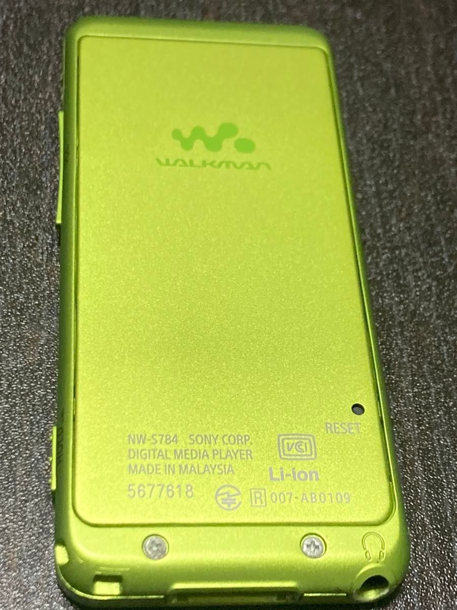 SONY ウォークマン NW-S784 グリーン 8GB  Bluetooth WALKMAN