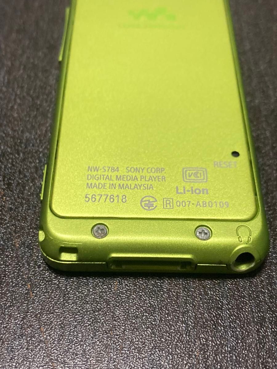 SONY ウォークマン NW-S784 グリーン 8GB  Bluetooth WALKMAN