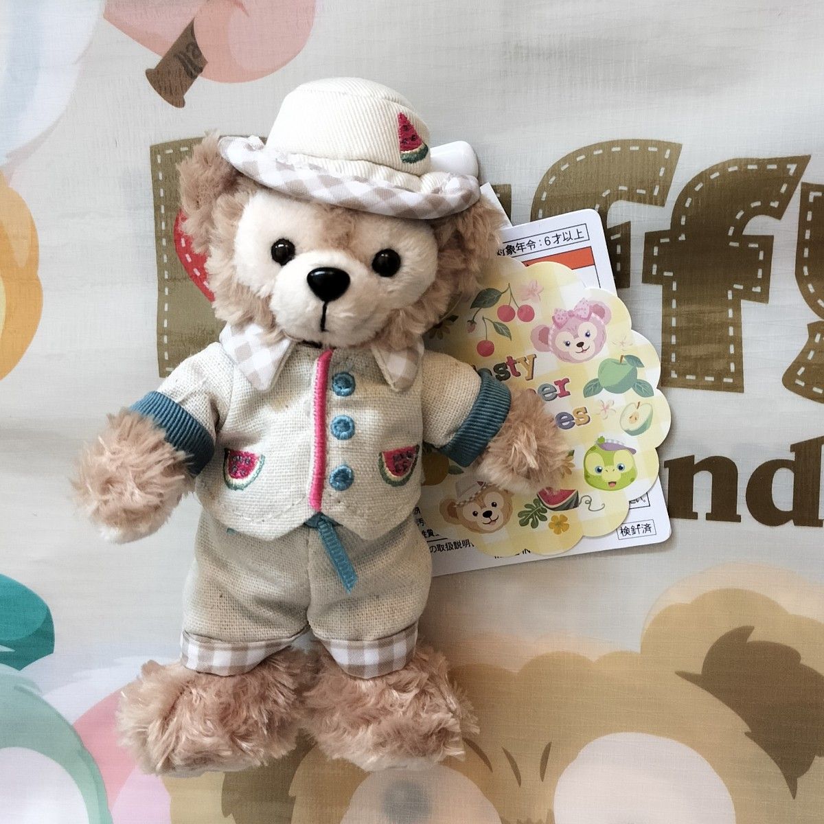 テイスティサマーサプライズ ダッフィー ぬいぐるみバッジ 東京ディズニーシー ぬいぐるみストラップ テイスティサマーサプライズ ダッフィー ぬいぐるみバッジ 東京ディズニーシー ぬいぐるみストラップ