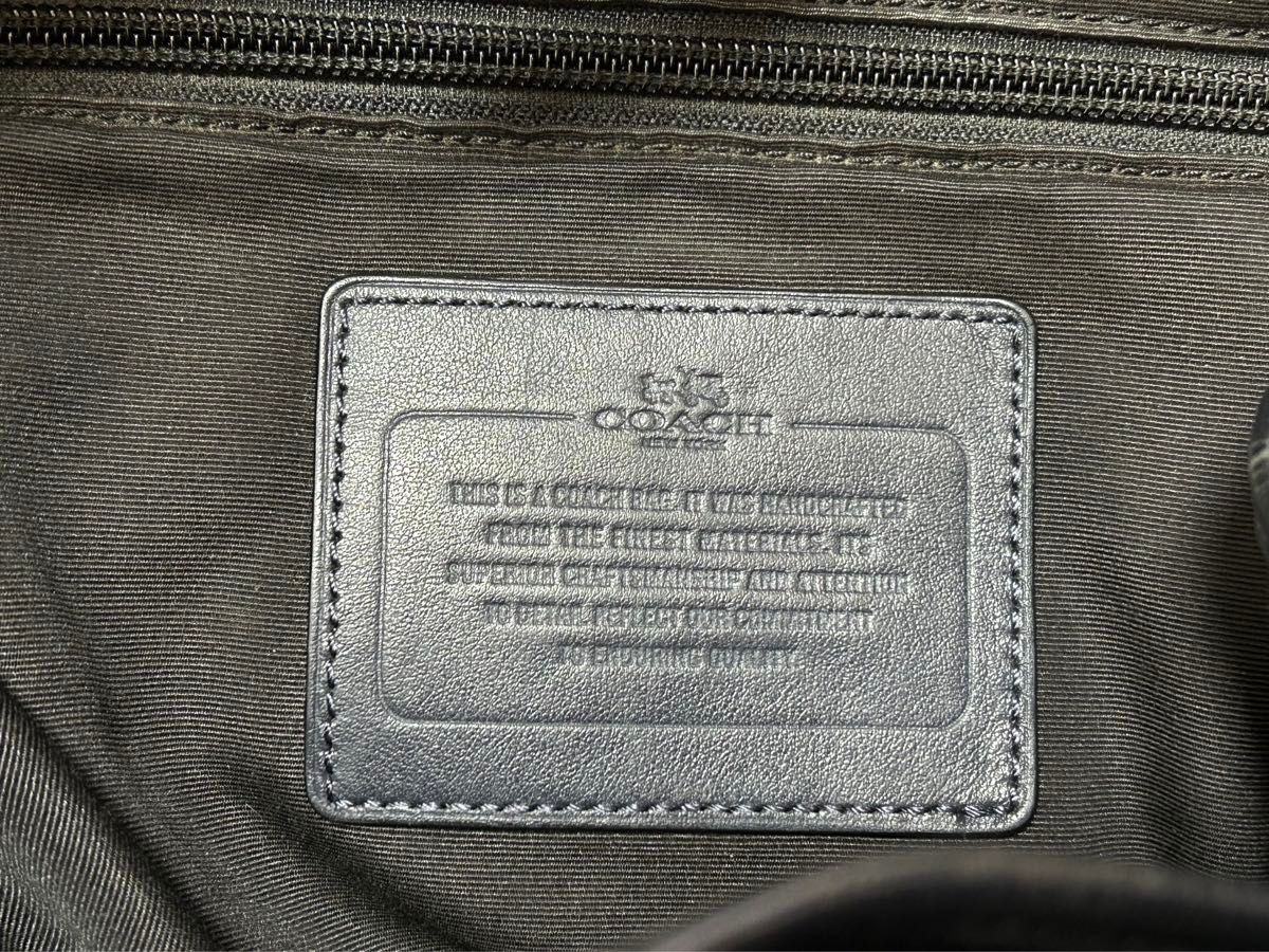 （大容量）COACH コーチ ヘンリー ペプルドレザーリュックバッグ メンズ レディース F72311 ネイビー