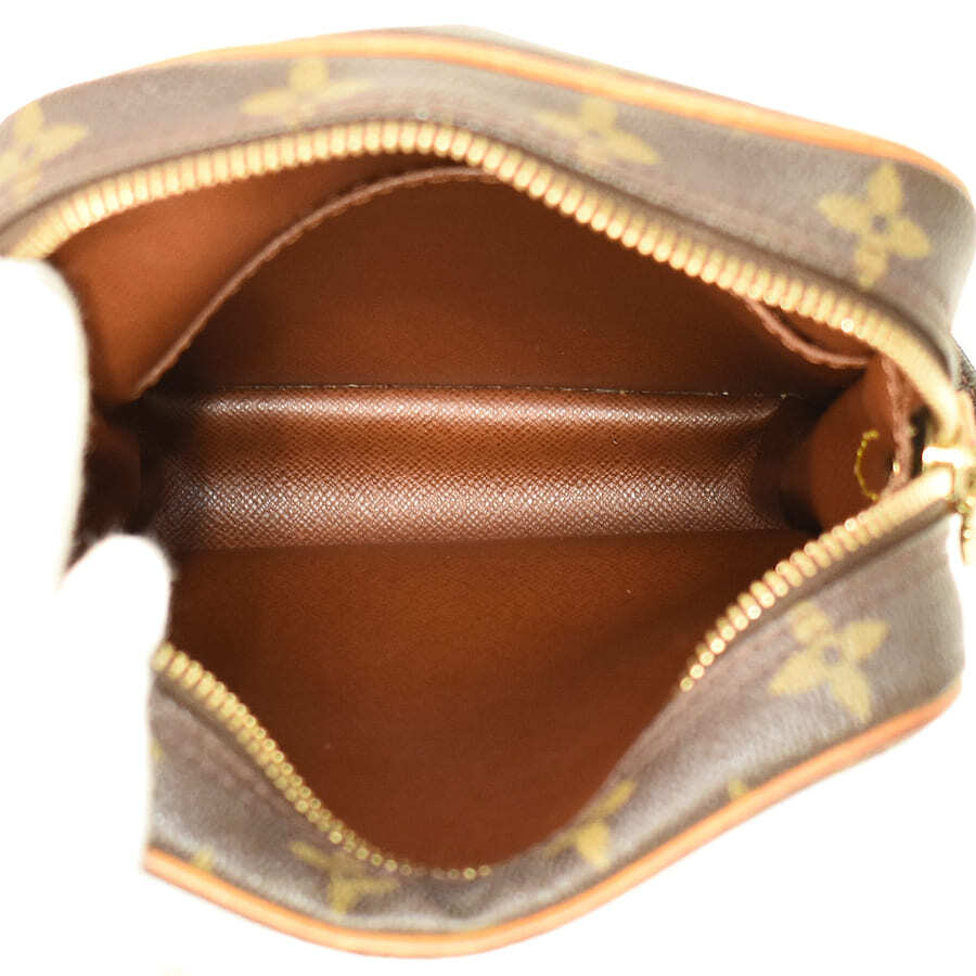 1円 ◆定価14万 良品 LOUIS VUITTON ルイヴィトン ショルダーバッグ ダヌーブ M45266 モノグラム ブラウン◆E.Cmpl.lA-16の画像8