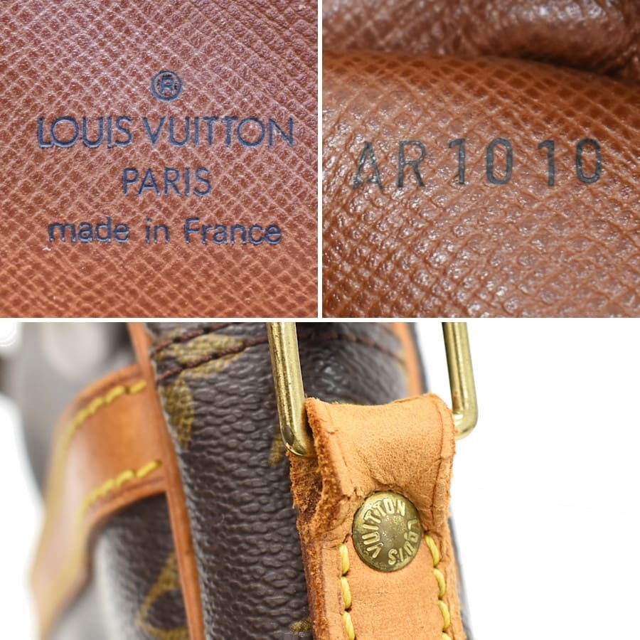 1円 ◆定価14万 美品 LOUIS VUITTON ルイヴィトン ショルダーバッグ ダヌーブ M45266 モノグラム ブラウン◆E.Cmpl.lA-16の画像9