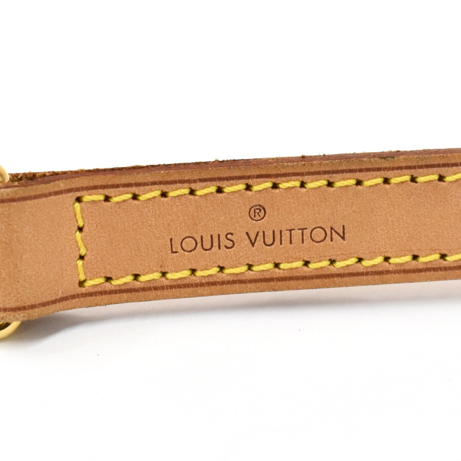 1円 ◆極美品 LOUIS VUITTON ルイヴィトン ショルダーストラップ バッグ用アクセサリー ヌメ革 レザー ベージュ◆E.Csom.zE-27の画像6