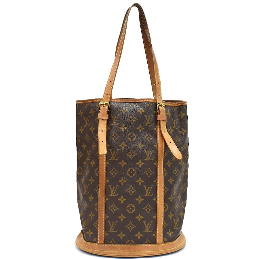 1円 ◆定価14万 美品 LOUIS VUITTON ルイヴィトン トートバッグ バケットGM M42236 モノグラム ブラウン◆E.Csom.oR-29の画像3