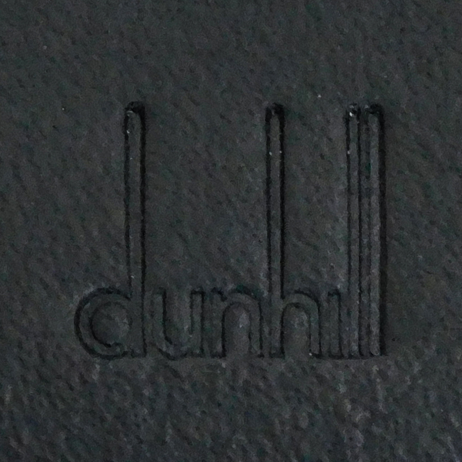 1 иен # как новый Dunhill длинный кошелек кожа оттенок черного мужской выход обычно используя модный простой dunhill #E.Blel.zE-07