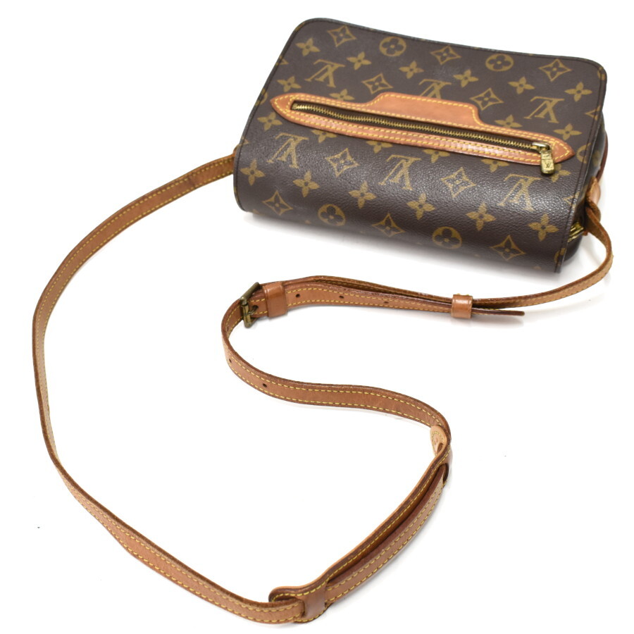 1円 ◆良品 LOUIS VUITTON ルイヴィトン ショルダーバッグ サンジェルマン24 M51210 モノグラム ブラウン◆E.Csom.tI-26の画像6