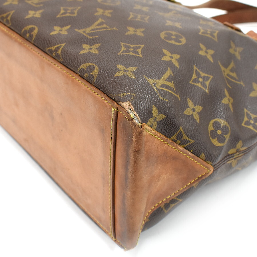 1円 ◆定価13万 良品 LOUIS VUITTON ルイヴィトン トートバッグ カバピアノ M51148 モノグラム ブラウン◆E.Csme.tI-06_画像6