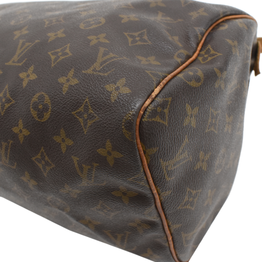 1円 ◆定価13万 美品 LOUIS VUITTON ルイヴィトン ハンドバッグ スピーディ30 M41526 モノグラム ブラウン◆E.Csr.hP-06_画像5