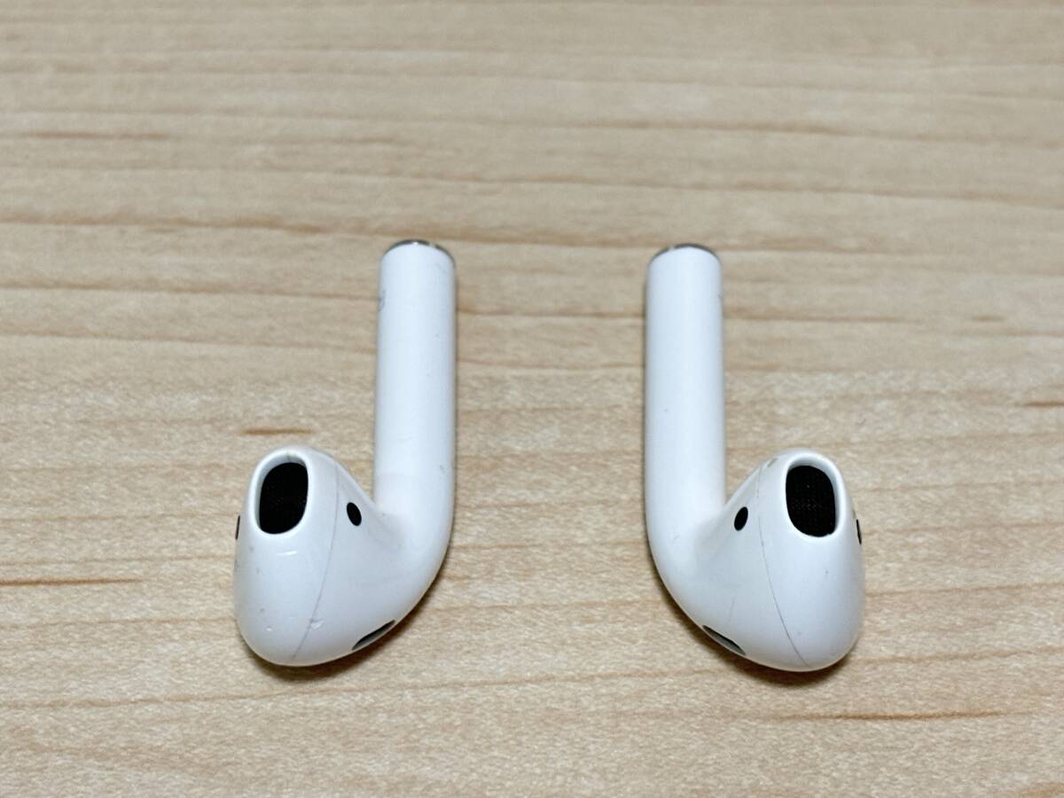 【中古】AirPods 第二世代 A2031 A1602 MV7N2J/A（左耳L側OK・右耳R側バッテリー弱）Apple アップルの画像6