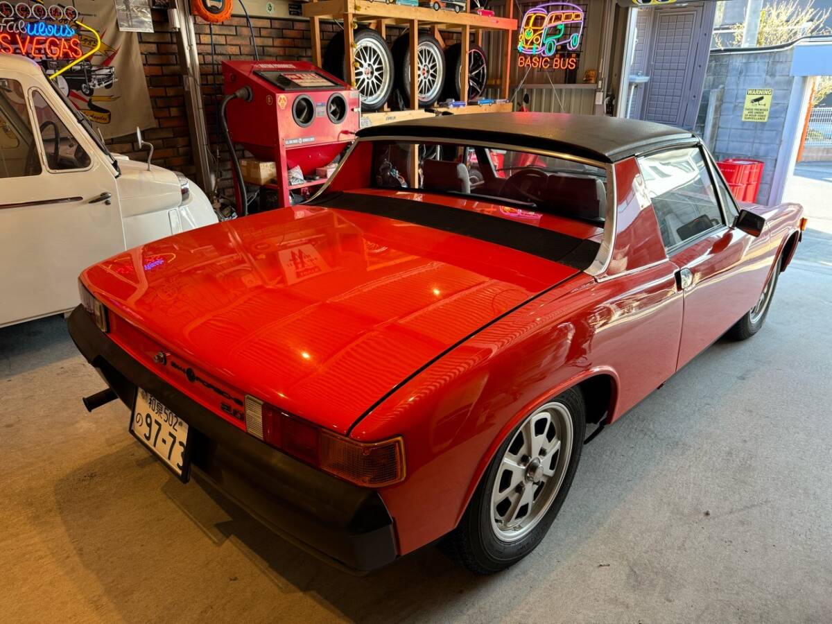 再々出品現状販売なので現車確認してください。昭和48年式ワーゲンポルシェ914  実働 程度の良い車両です。調子良いです！ の画像5