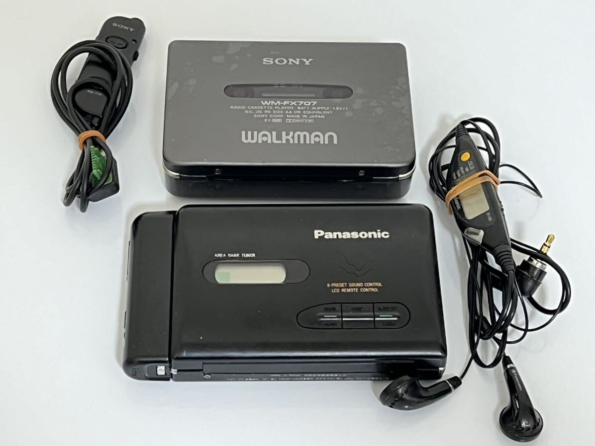 SONY Panasonic カセットウォークマン の画像1