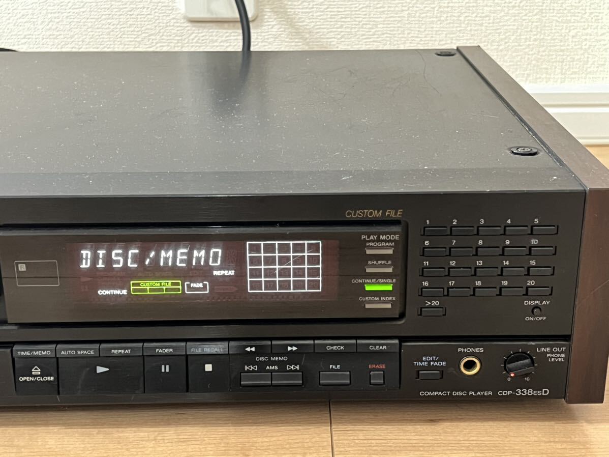 SONY CDプレーヤー 338ESD_画像4