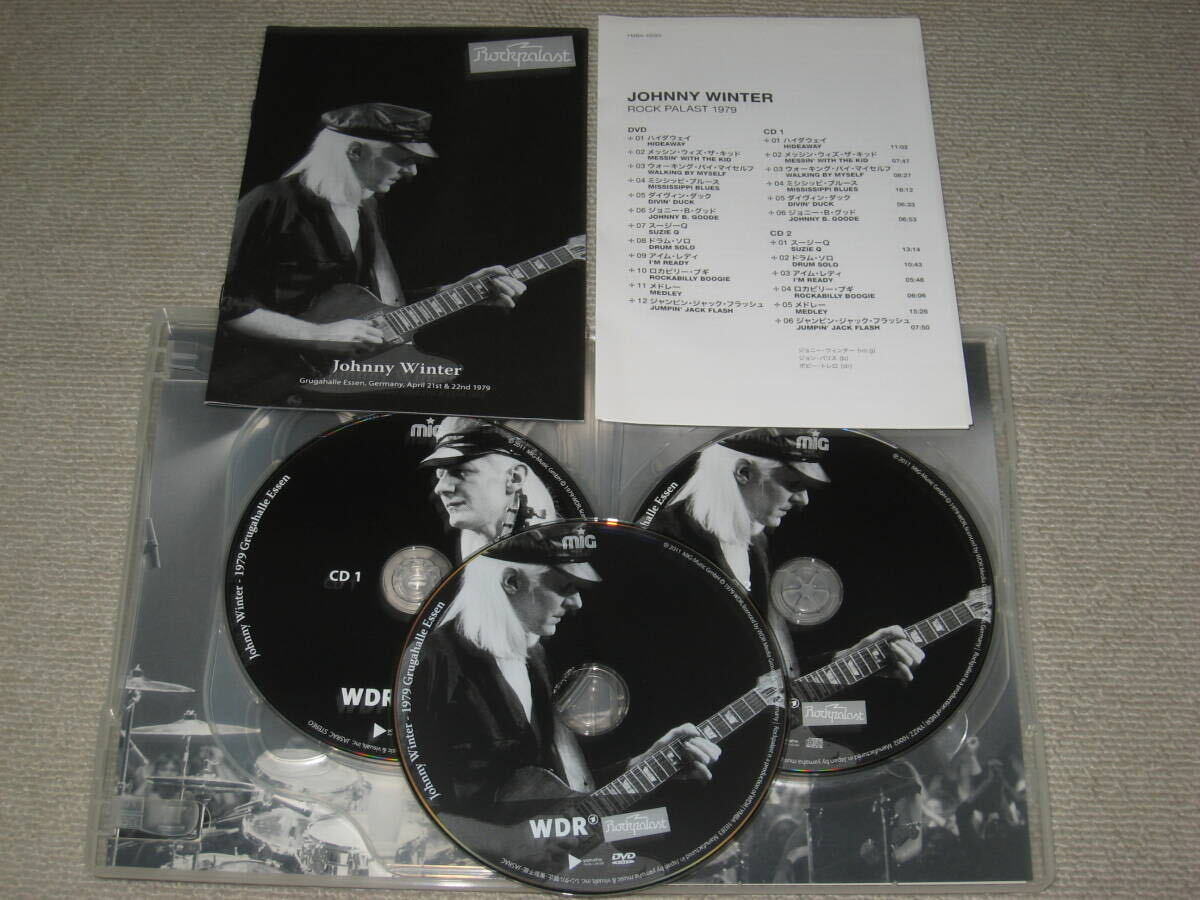 ■DVD+2CD「ジョニー・ウィンター 灼熱のブルース・ギター!ロック・パラスト 1979」帯付/Johnny Winter■の画像5