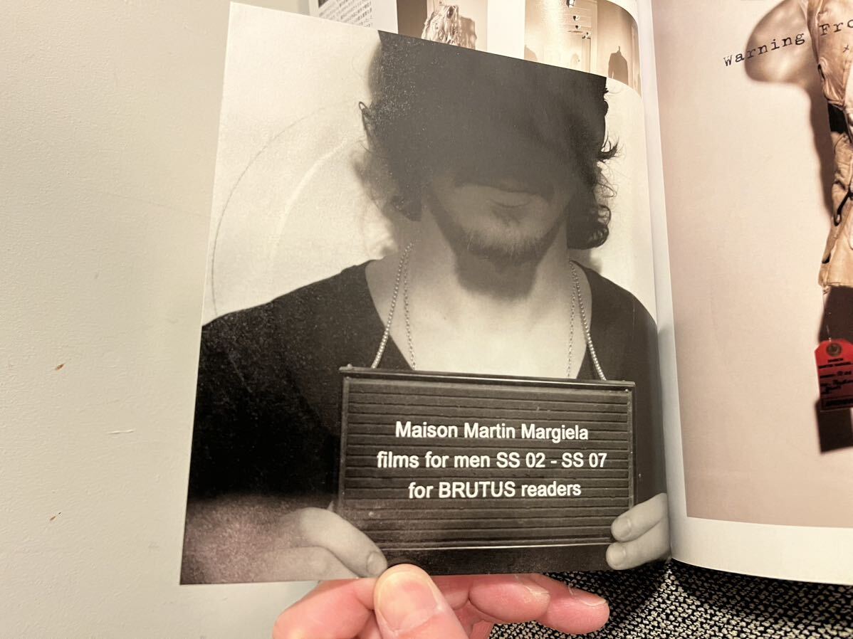 Maison Martin Margiela STYLE BOOK BRUTUS STYLEBOOK 2007 S/S マルタン・マルジェラ 未開封DVD付き ブルータス men's collectionの画像4