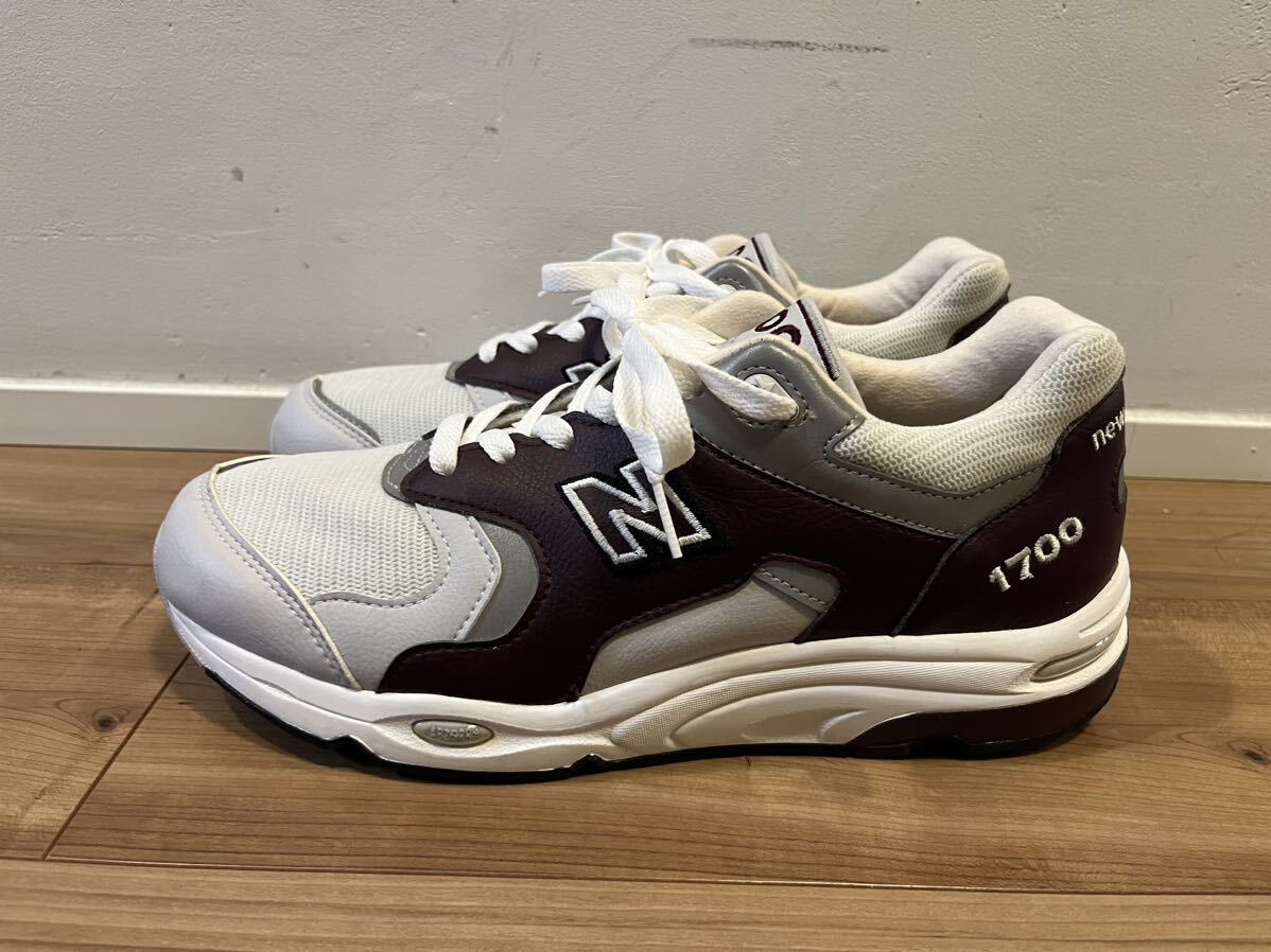 新品 new balance ニューバランス M1700 CHT ライトボーン/ダークバーガンディ Dワイズ Made in U.S.A. US10 28cm 付属品無し アメリカ製の画像2