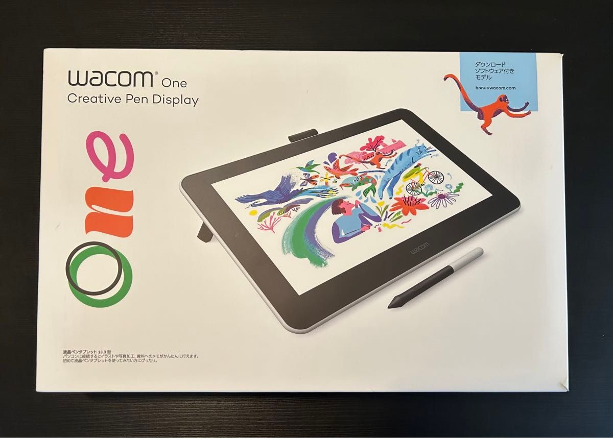 Wacom One  液晶ペンタブレット13.3型 DTC133W0D 液タブ ワコム