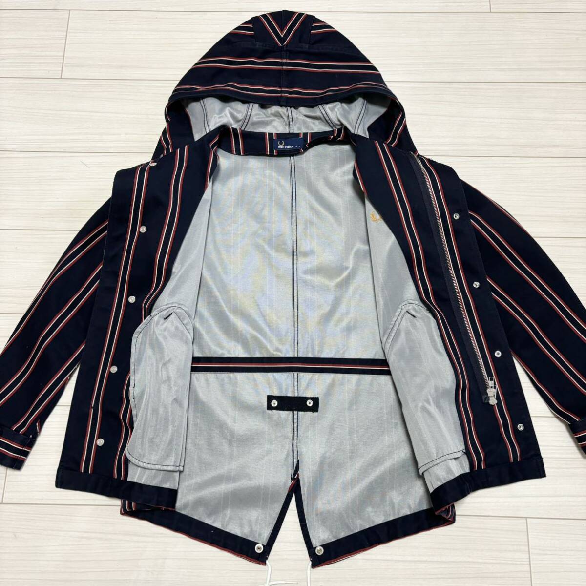 フミヤ着 フレッドペリー レジメンタルストライプ ショート フミヤ着 フレッドペリー レジメンタルストライプ ショート