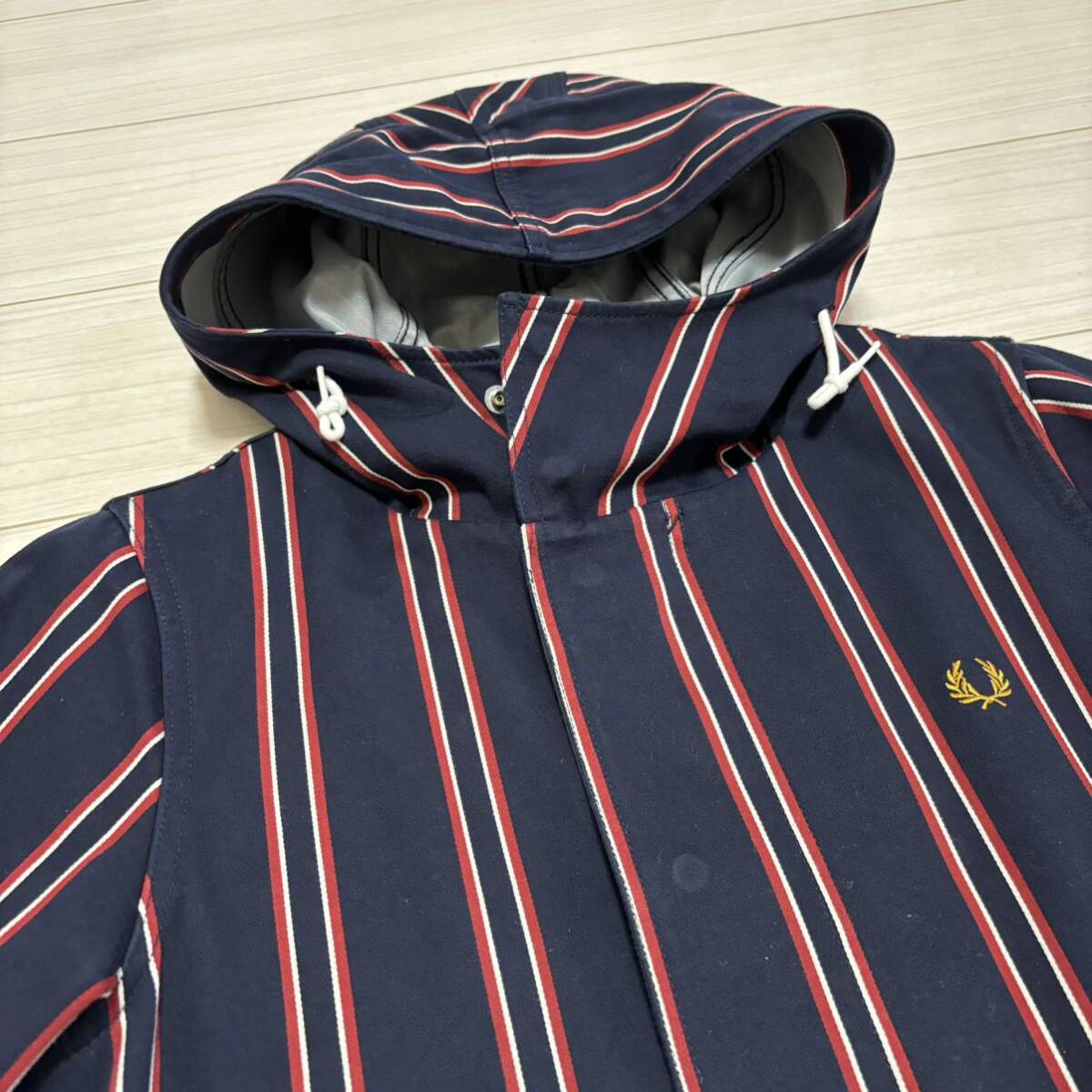 フミヤ着 フレッドペリー レジメンタルストライプ ショート フミヤ着 フレッドペリー レジメンタルストライプ ショート