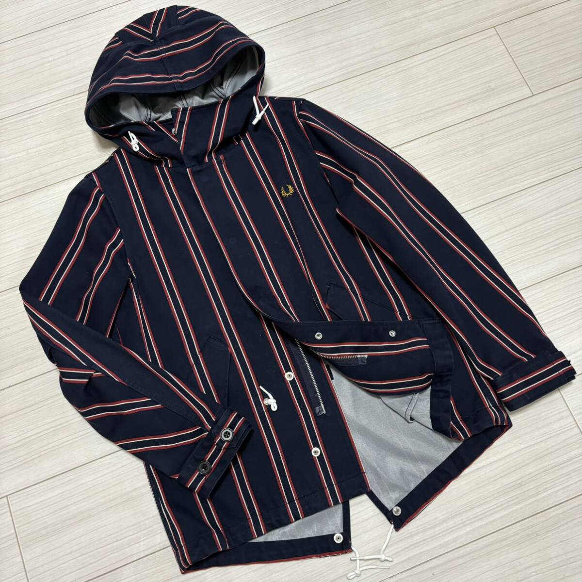 フミヤ着 フレッドペリー レジメンタルストライプ ショート フミヤ着 フレッドペリー レジメンタルストライプ ショート