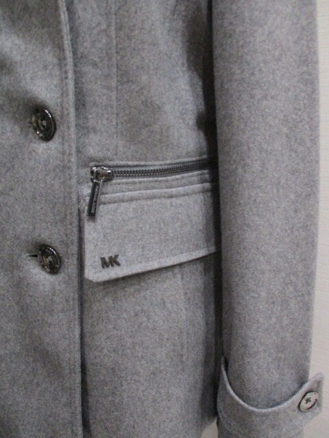  Michael Kors MICHAEL KORS шерстяное пальто размер S серый 
