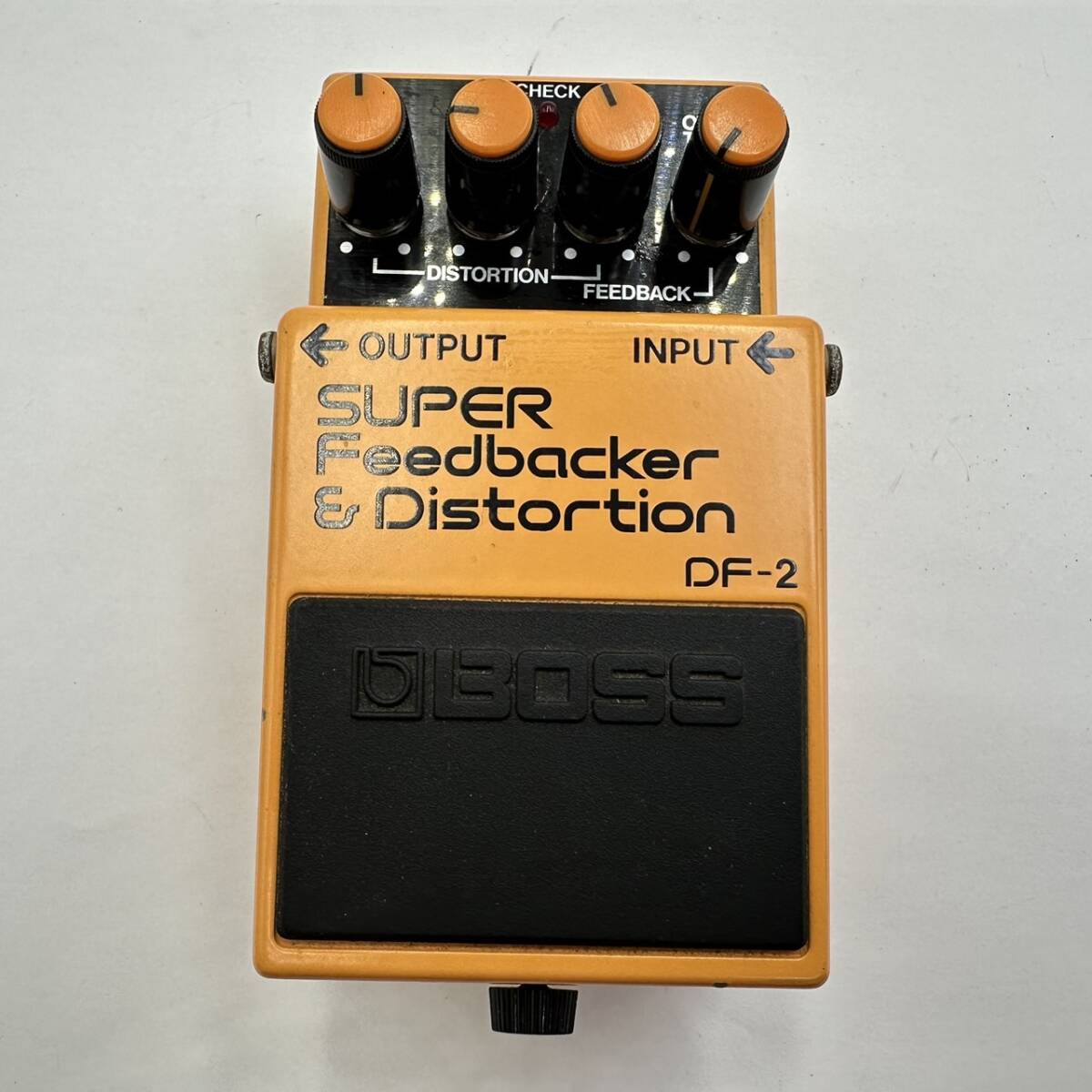 C101-H5-2458 BOSS ボス DF-2 SUPER Feedbacker&Distortion ディストーション エレキギター用コンパクトエフェクター ①の画像1