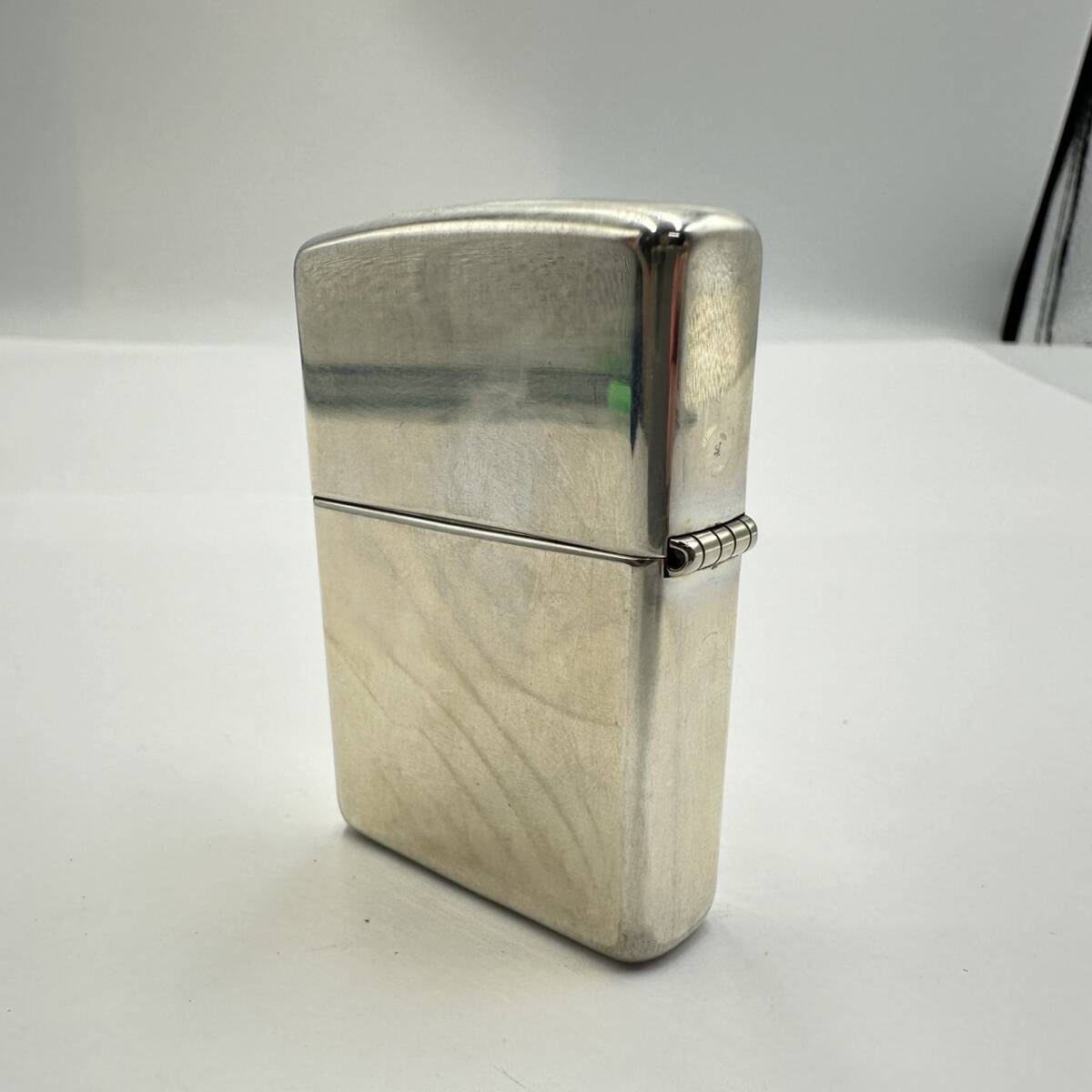 C128-SK18-104 ◎ Zippo ジッポー オイルライター STERLING スターリングシルバー USA製 喫煙具 喫煙グッズ 箱付き 火花あり ①_画像2