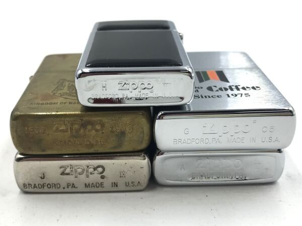 T890 まとめ ◎ Zippo ジッポ オイルライター まとめ売り ５点セット DyDo Blend Coffee / My name is Bikkle など ※火花あり ⑧の画像7