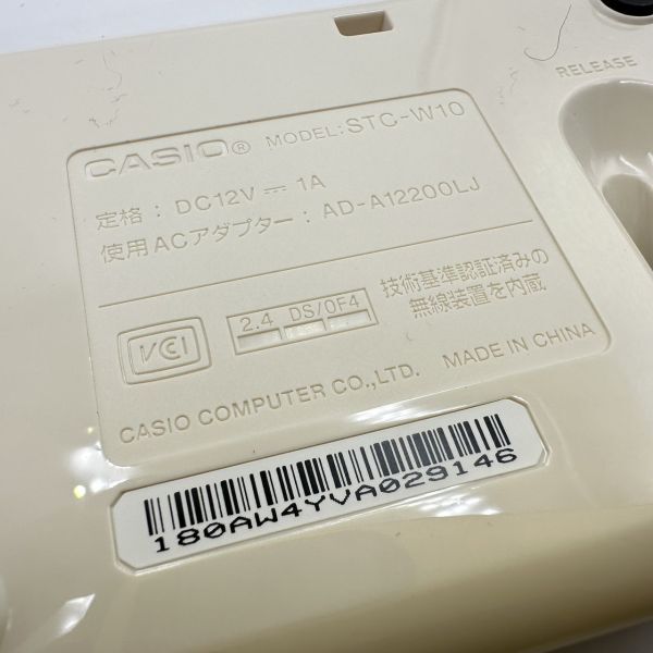 E146-U13-2493 CASIO カシオ ラベルライター スタンプメーカー pomrie ポムリエ STC-W10 通電確認済み ①