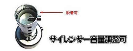 コニカルGPサイレンサー 50.8 汎用 メガホン ステンレス スリップオン CBR250R ジェイド 400SF CB400 ニンジャ ninja ゼファー400 マフラー_画像6