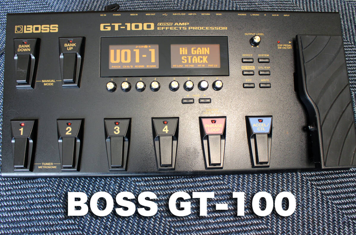 ★ BOSS GT-100 COSM Amp Effects Processor ／ ギター・マルチエフェクター【中古品】の画像1