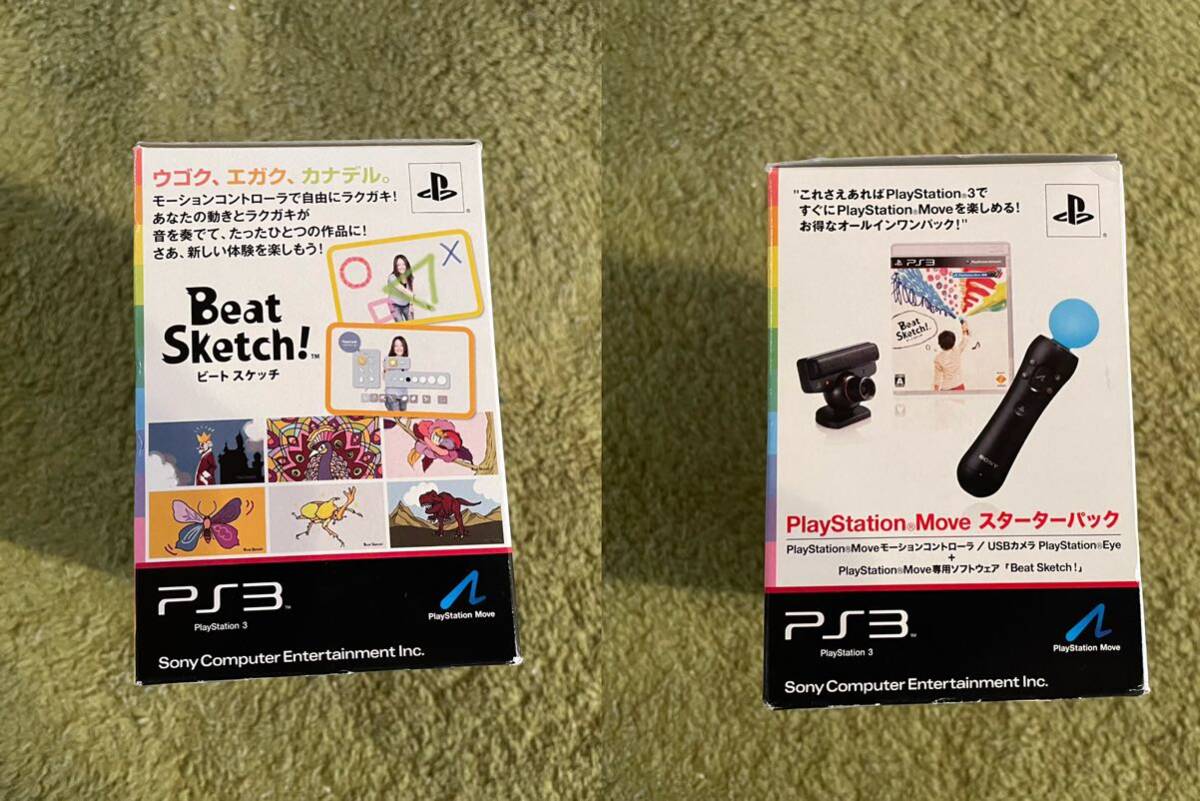 新品未使用PlayStation Move ムーブスターターパック モーションコントローラ USBカメラセット ビートスケットBeat Sketch ! CECH-ZCM1Jの画像4