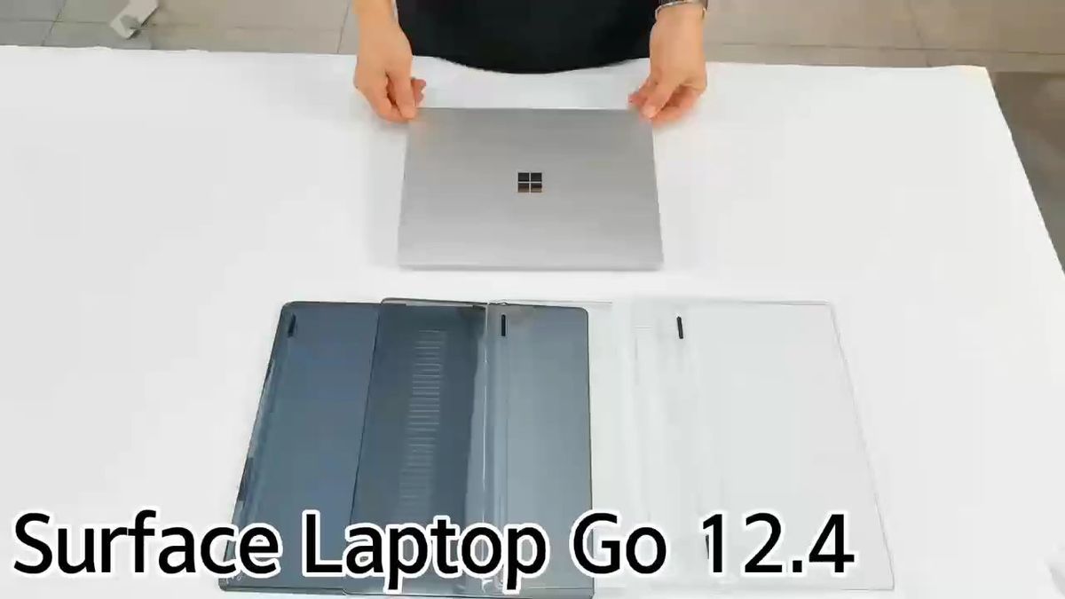 Surface Laptop GO/GO2/GO3 ハード 専用 クリアケース 透明 マイクロソフト Microsoftサーフェス