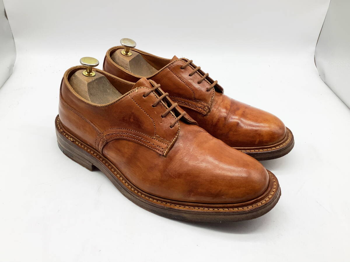 【良品】 Tricker’s トリッカーズ ★ 英国製 ケンダル プレーントゥドレス UK8 ★_画像2