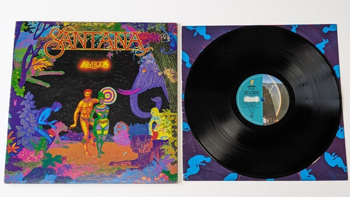 中古LPレコード/SANTANA/サンタナ/ AMIGOS/アミーゴ！ 同胞 /ジャケット 横尾忠則 /SOPO 117 /【同梱歓迎】_画像1