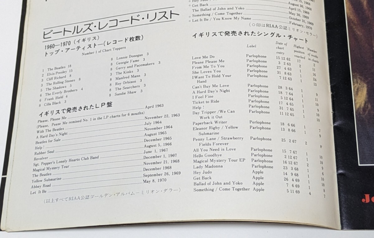  long-term storage used present condition goods / movie pamphlet THE BEATLES GREATEST STORY/ Beatles /1978 year The * Beatles * gray test * -stroke - Lee / higashi .