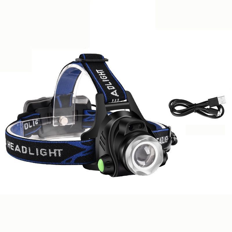 LEDヘッドライト 強力 充電式 高輝度 白ランプ 人感センサー搭載 防水 ズーム機能 作業灯 夜間作業 アウトドア キャンプ 釣