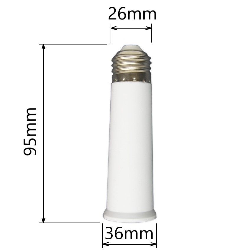 LED ガレージライト 大405mm 4個 シーリングランプ 蛍光灯 60W 5灯 E26 昼白色 ホワイト 照明　延長 ソケット