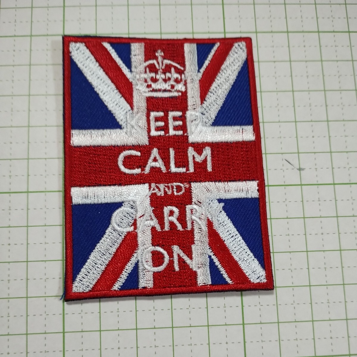 ★★ 新品　即決　アイロンワッペン　パッチ　刺繍　No.954　イギリス_画像2