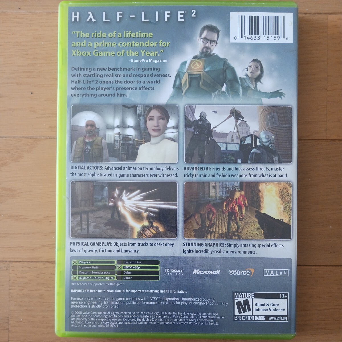 HALFーLIFE2 XBOX 北米版_画像2