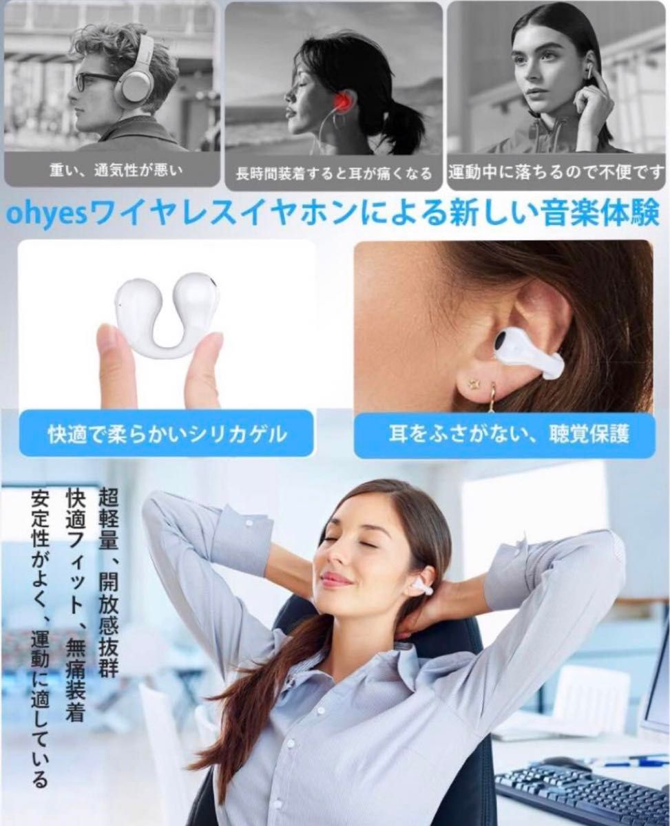 ワイヤレスイヤホン イヤホン Bluetooth ワイヤレス ディスプレイ