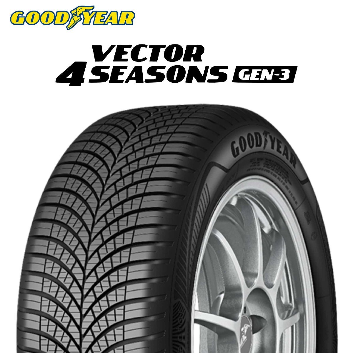 [Новая бесплатная доставка] 2024 вектор 4 сезона G3 205/55R16 94V XL Goodyear