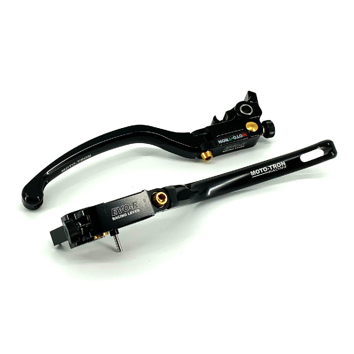 【新品 送料無料】MOTO-TRON クラッチ ブレーキ レバーセット EVO-R LEVER 可倒式 DUCATI Panigale V4/Diavel 他適合車種あり 黒の画像2