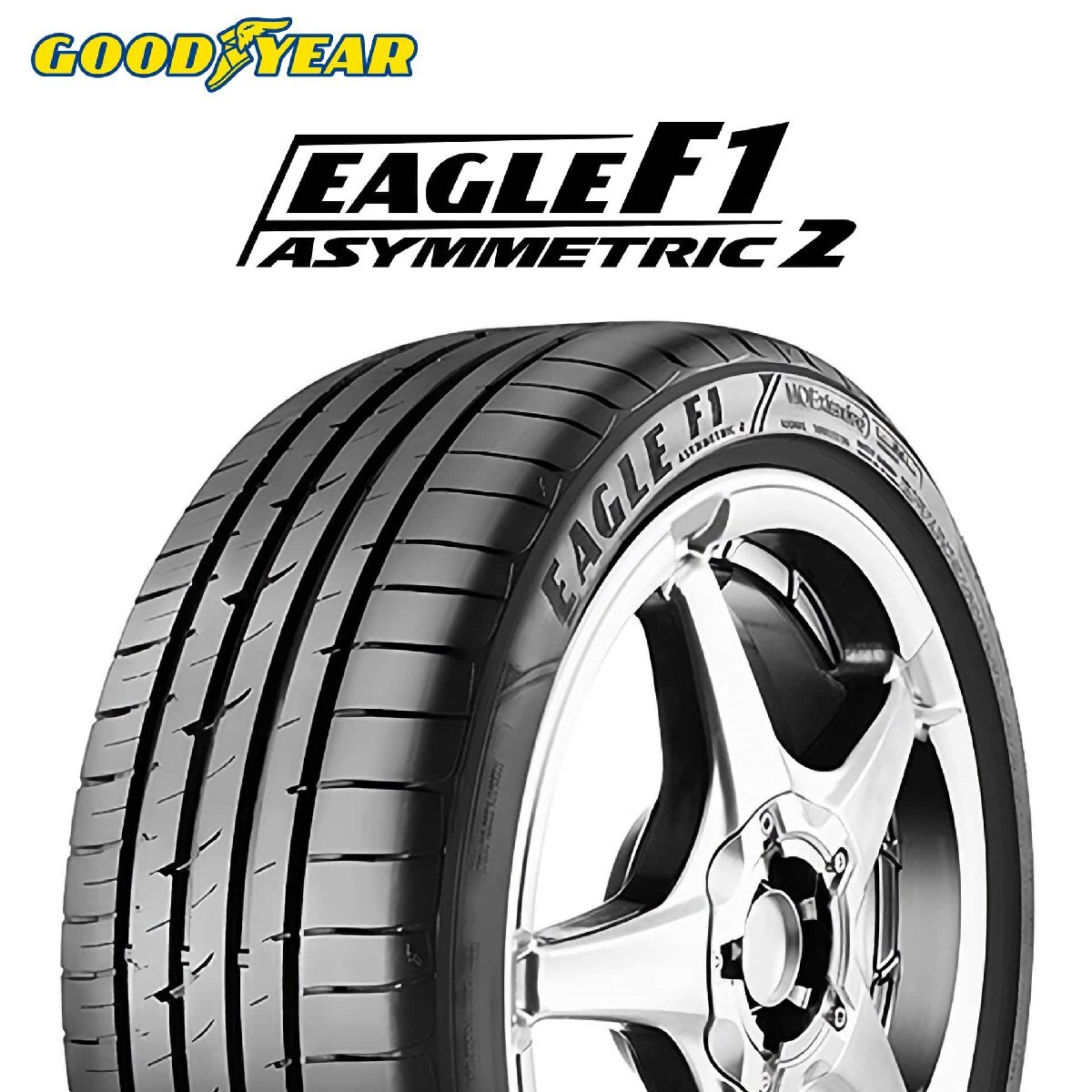 【新品 送料無料】2023年製 GY EAGLE F1 ASYMMETRIC2 235/40R18 95Y XL GOODYEAR_送料無料1本価格です。