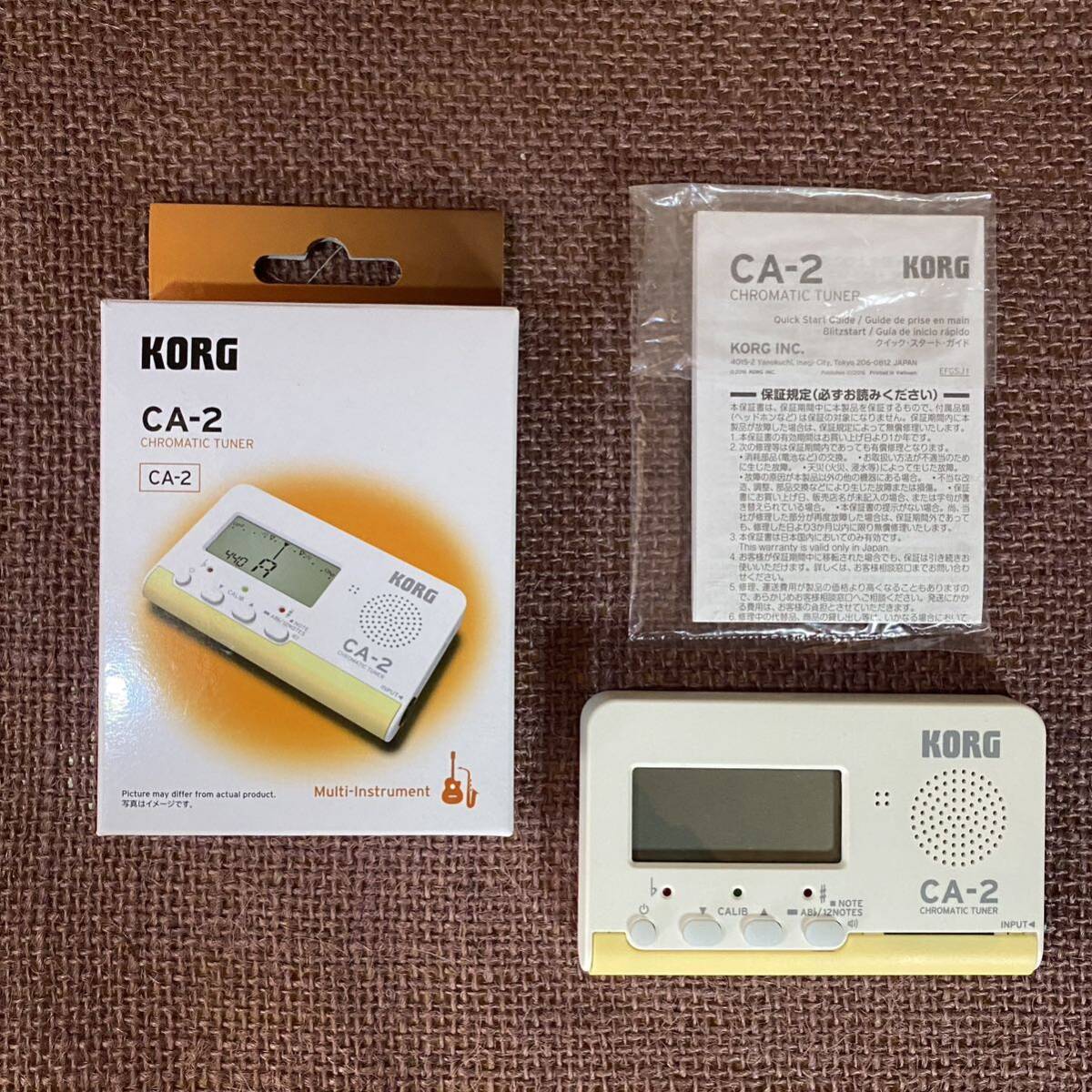 KORG CA-2 black matic tuner 