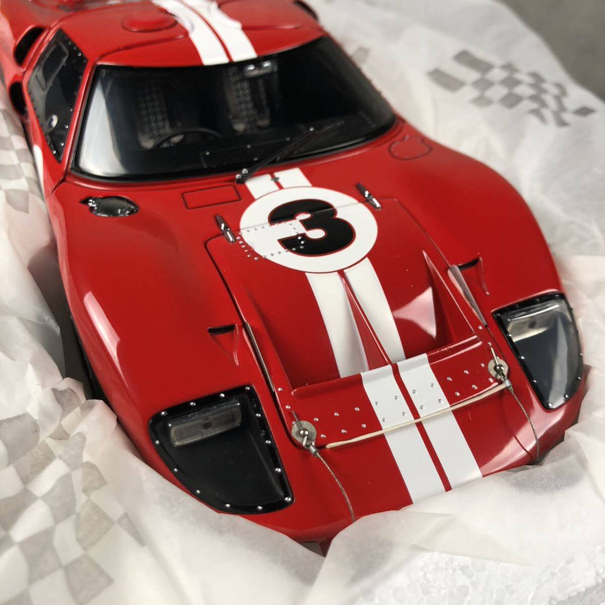 エグゾト exoto 1/18 フォードGT40 Mk.2 #3 【RLG18044】FORD GT40 Mk.Ⅱ ミニカー 美品　送料無料