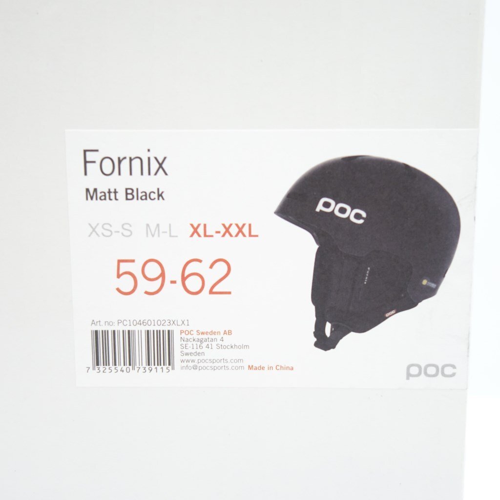 中古 2016-2017年モデル POC/ポック Fornixモデル ヘルメット スキー XL-XXLサイズ/59-62cm/450gの画像10