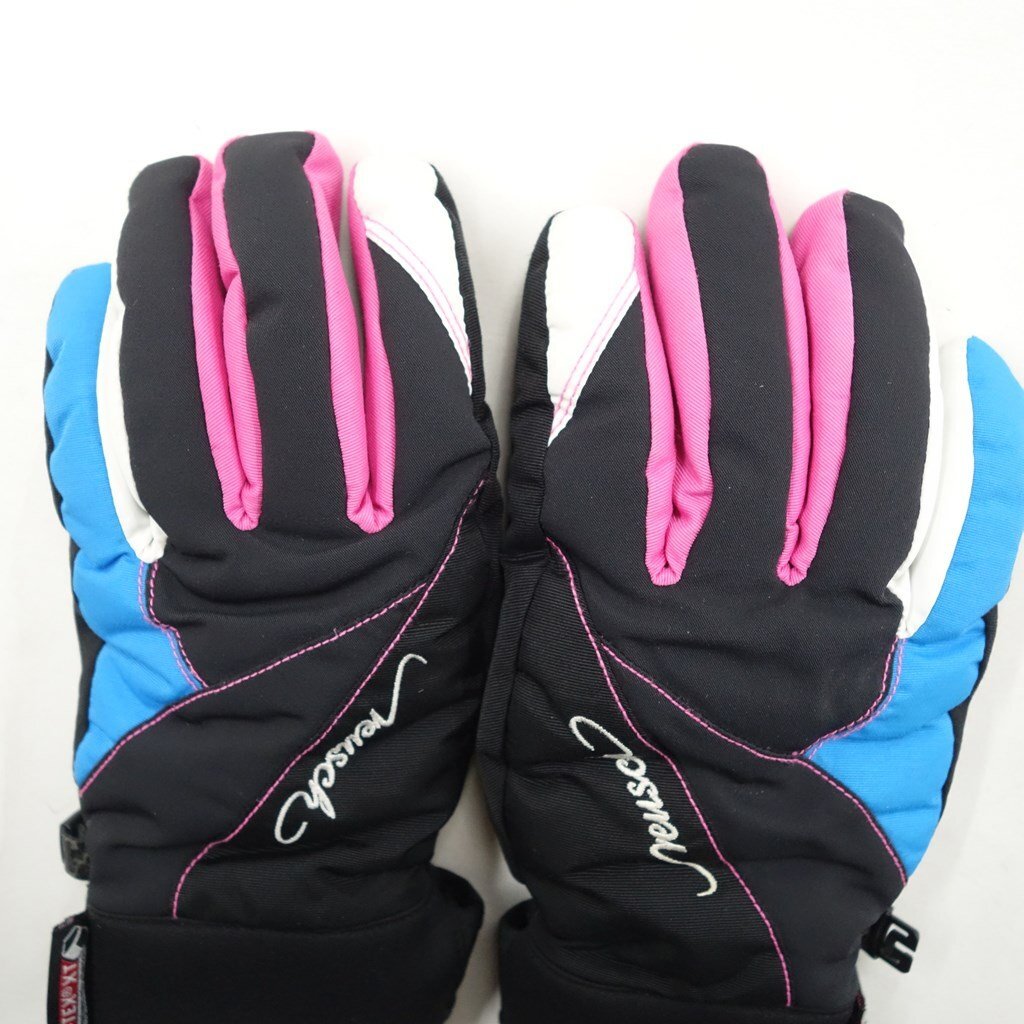 中古 スノーボード 2019頃のモデル reusch/ロイシュ 5本指グローブ レディースMサイズ相当_画像2