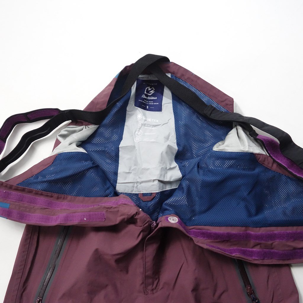 中古 22/23 REW THE KAMIKAZE BIB PT 17 GORE-TEX レディースSサイズ スノーボードパンツウェア アールイーダブリュ_画像3