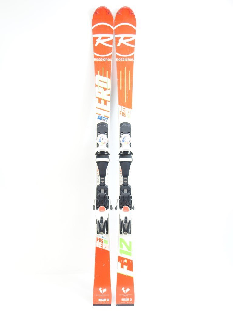 中古 レーシング 17/18 ROSSIGNOL HERO FIS SL 157cm LOOK ビンディング付きスキー ロシニョール ヒーロー ルックの画像1